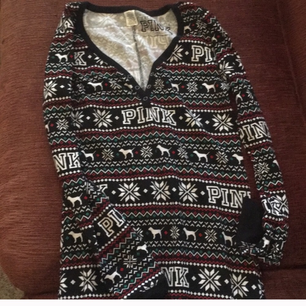 Victoria Secret Pink Christmas Pajamas
